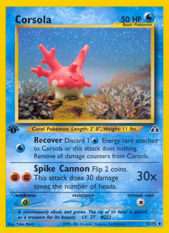 Corsola - 1st Edition