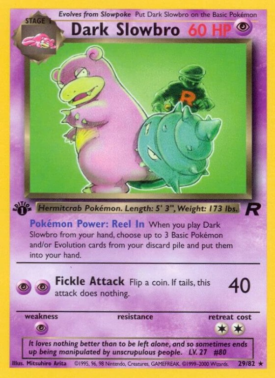 Dark Slowbro (29) - 1st Edition