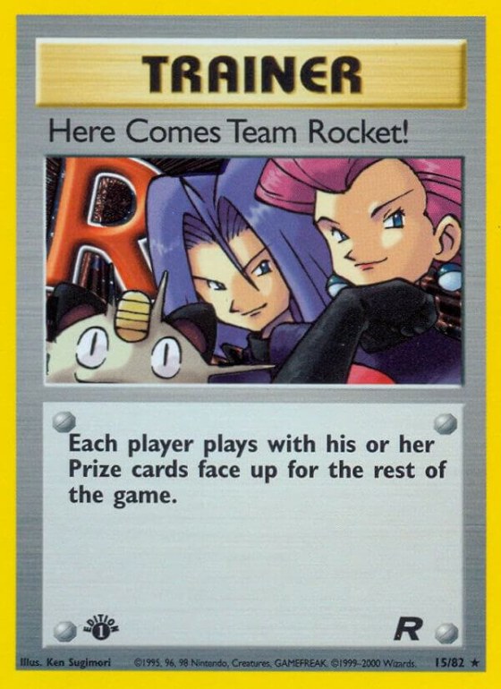Here Comes Team Rocket! (15) - 1st Edition Holo