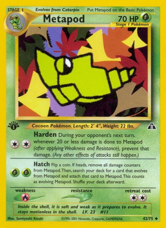Metapod - 1st Edition
