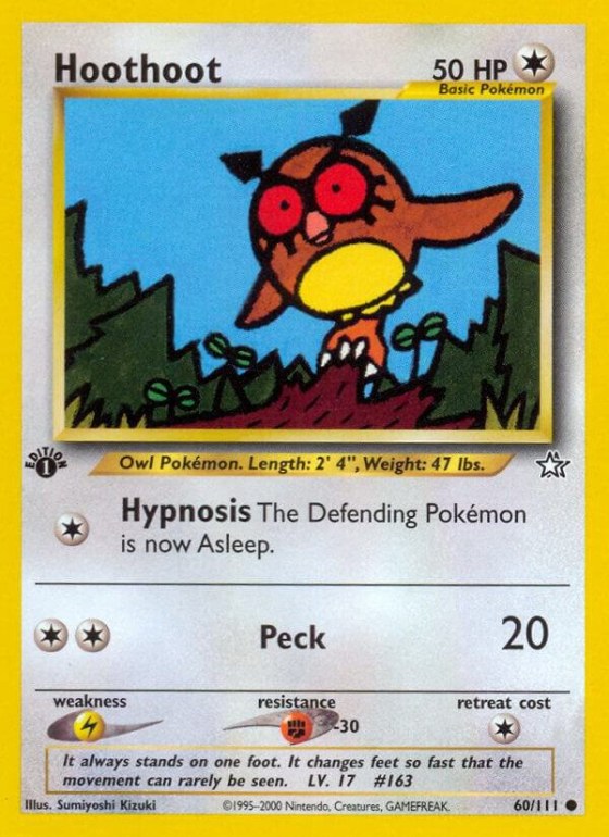 Hoothoot - 1st Edition