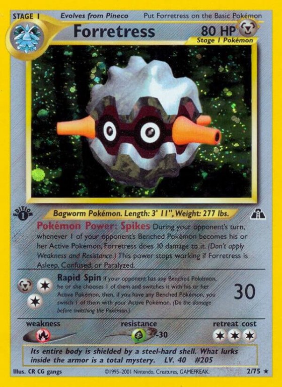 Forretress (2) - 1st Edition Holo