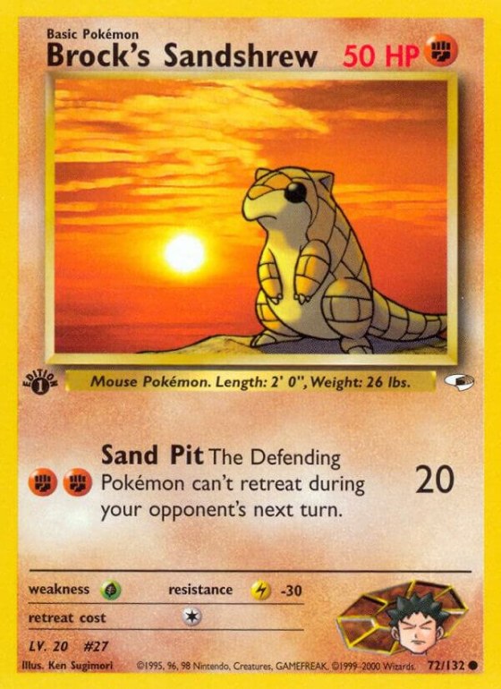 Brock's Sandshrew (72) - Unlimited