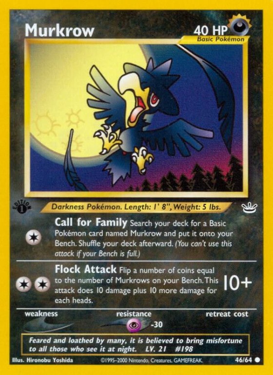 Murkrow - 1st Edition