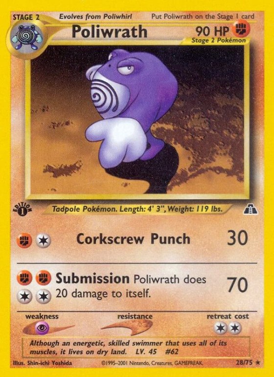 Poliwrath (28) - 1st Edition