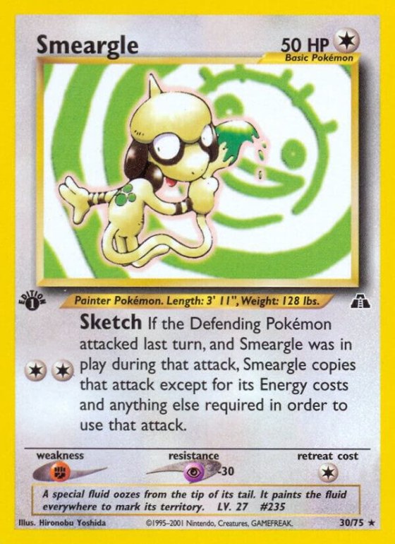 Smeargle (30) - 1st Edition