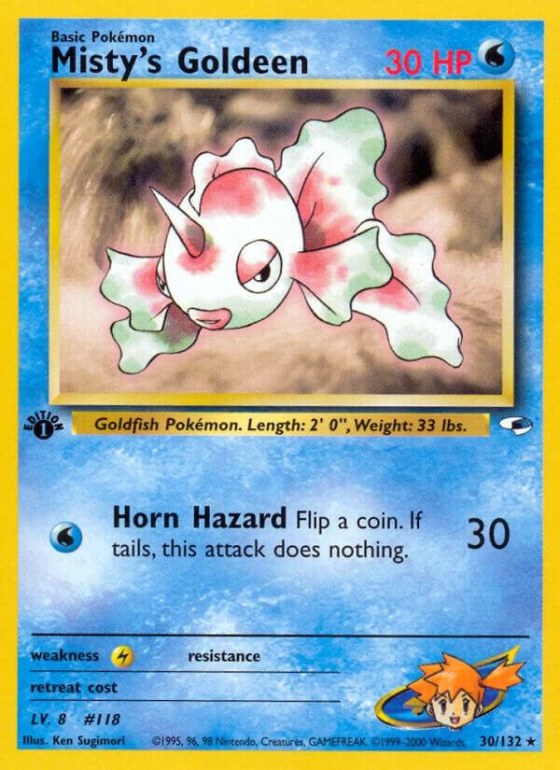Misty's Goldeen (30) - 1st Edition