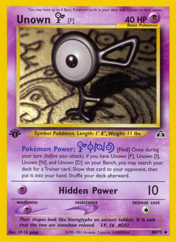 Unown [F] - Unlimited