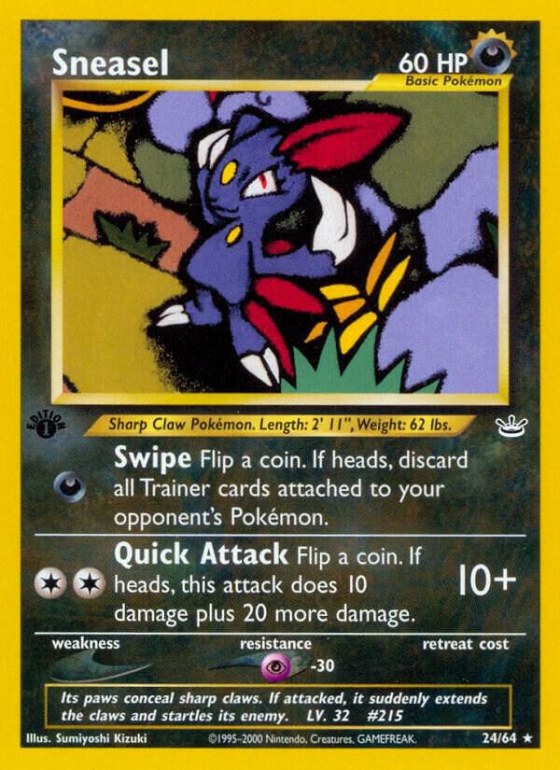 Sneasel - 1st Edition