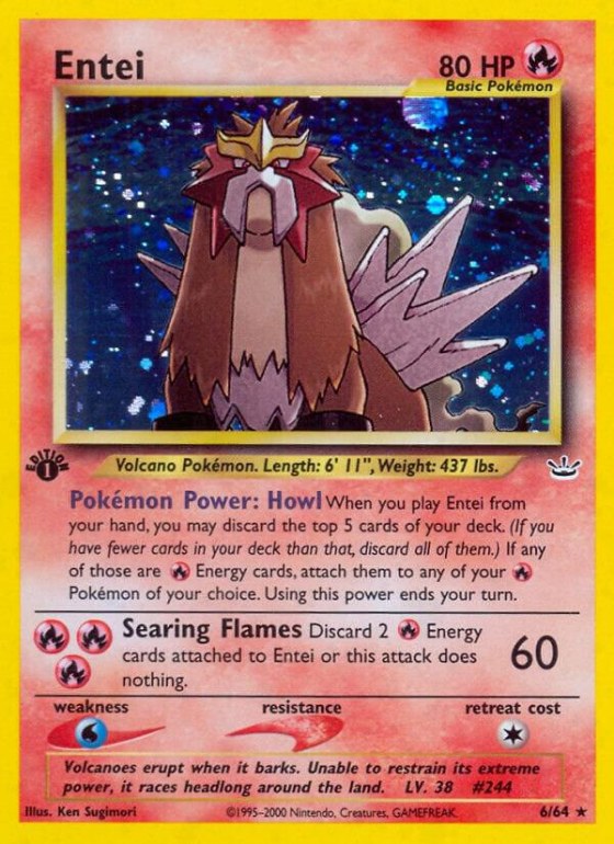 Entei (6) - Unlimited Holo