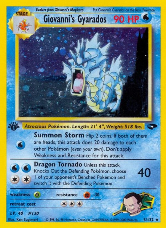 Giovanni's Gyarados - Unlimited Holo
