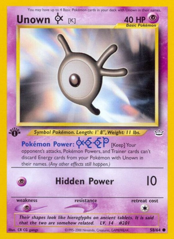 Unown [K] - Unlimited