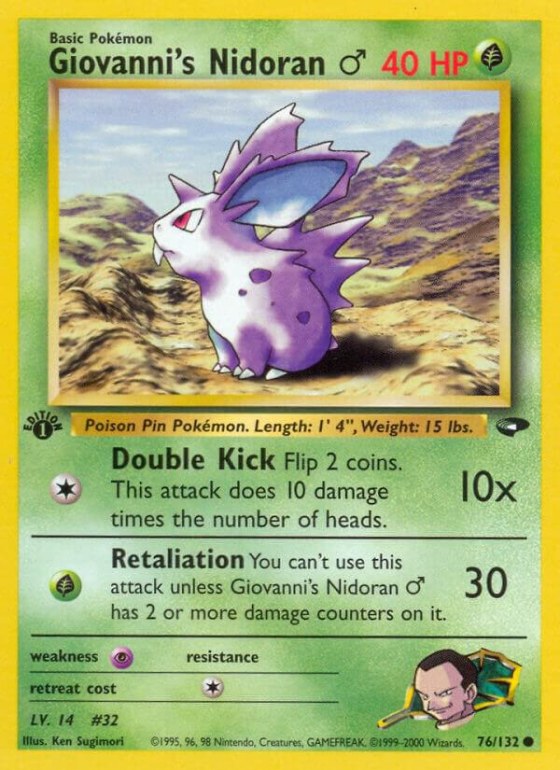 Giovanni's Nidoran M - Unlimited
