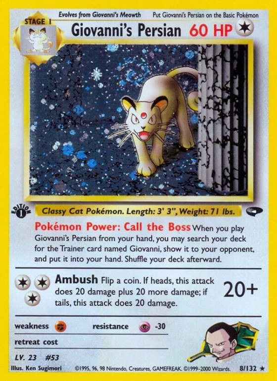 Giovanni's Persian - 1st Edition Holo