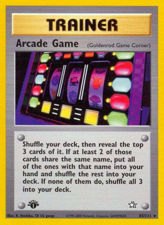 Arcade Game (Goldenrod Game Corner) - 1st Edition