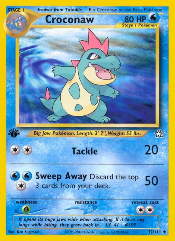 Croconaw (32) - 1st Edition