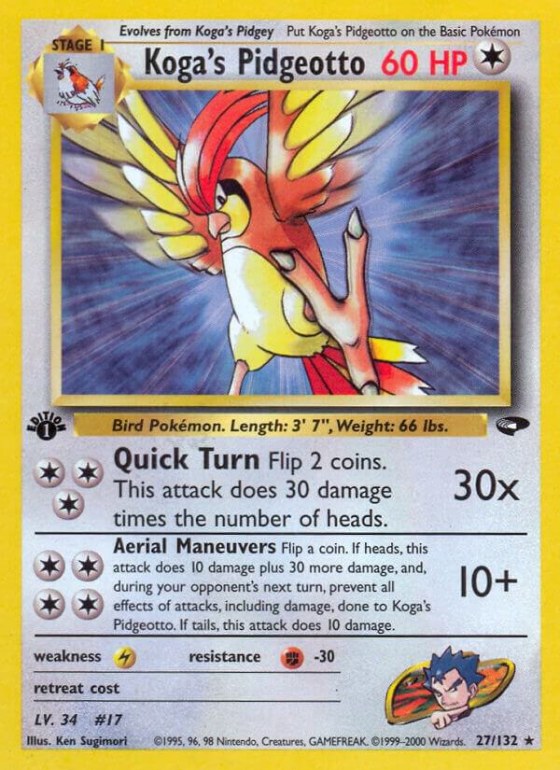 Koga's Pidgeotto - Unlimited