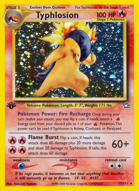 Typhlosion (17) - 1st Edition Holo