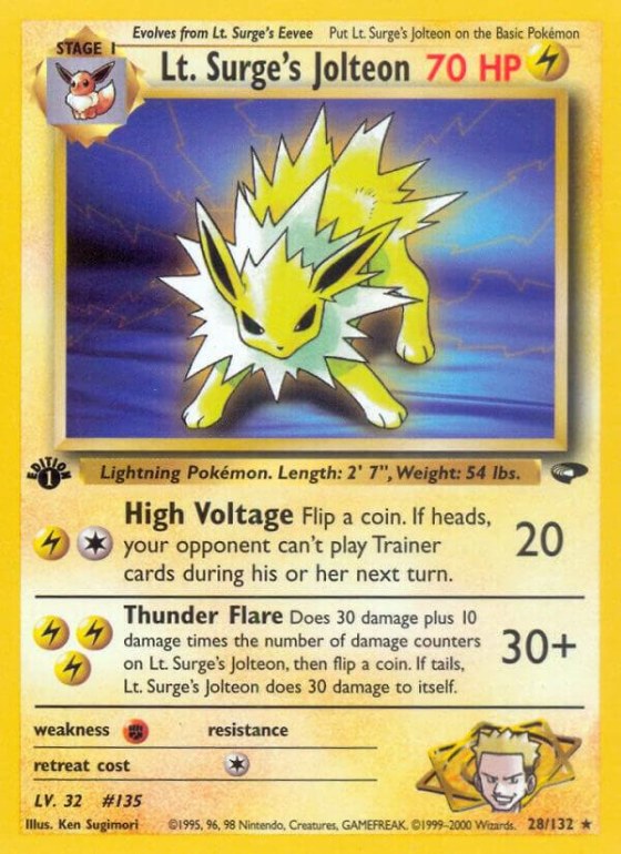 Lt. Surge's Jolteon - Unlimited