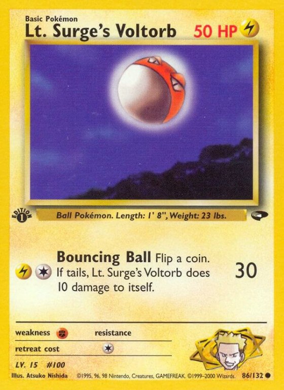 Lt. Surge's Voltorb - Unlimited