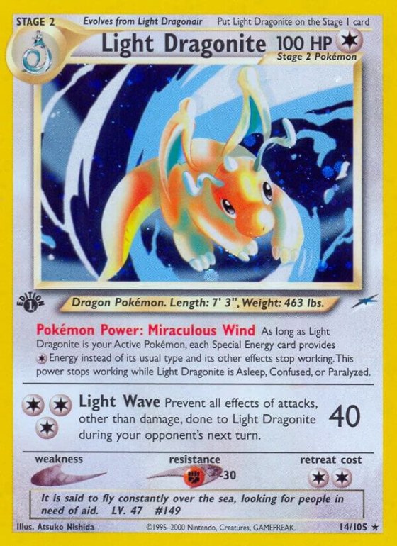 Light Dragonite - Unlimited Holo