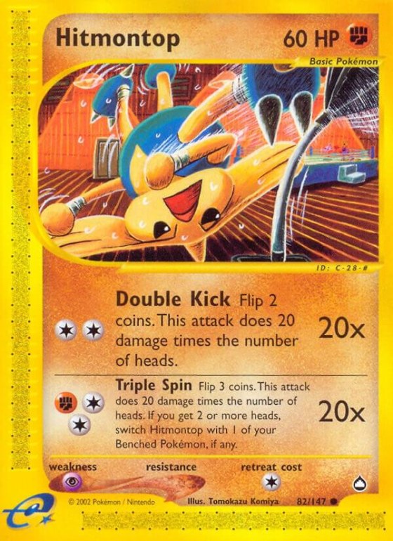 Hitmontop - Reverse Holo
