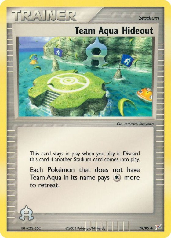 Team Aqua Hideout - Reverse Holo