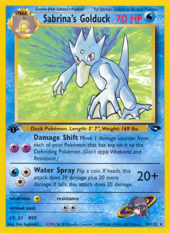 Sabrina's Golduck - 1st Edition