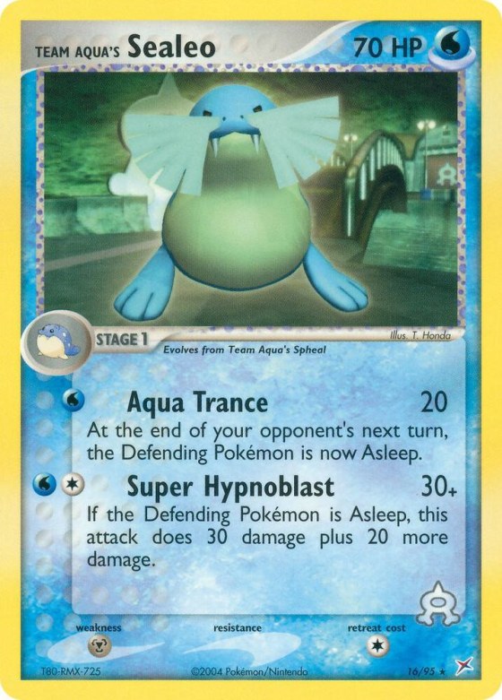 Team Aqua's Sealeo - Reverse Holo