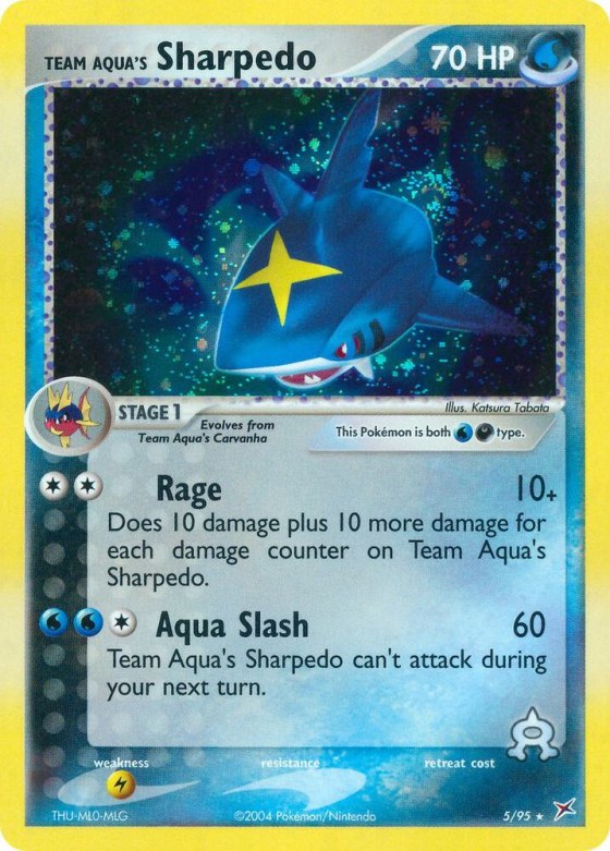 Team Aqua's Sharpedo - Reverse Holo