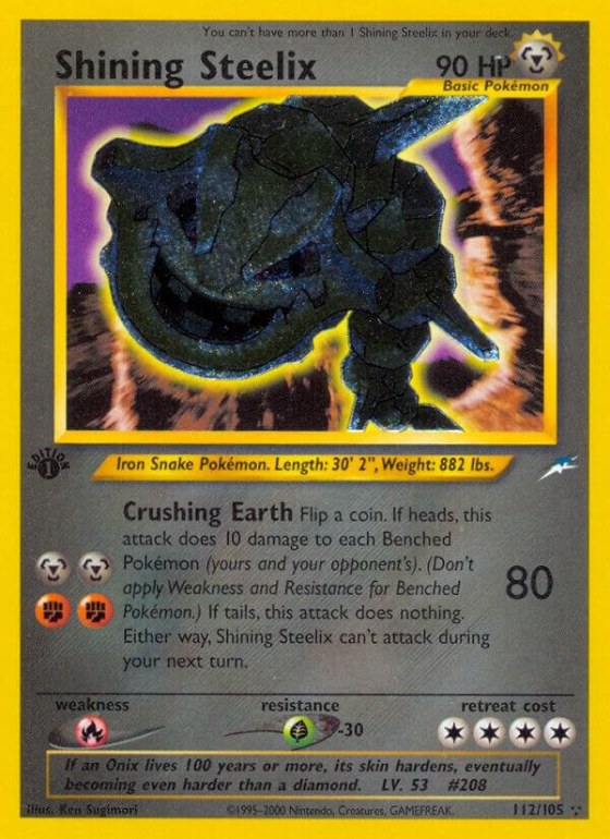 Shining Steelix - Unlimited Holo