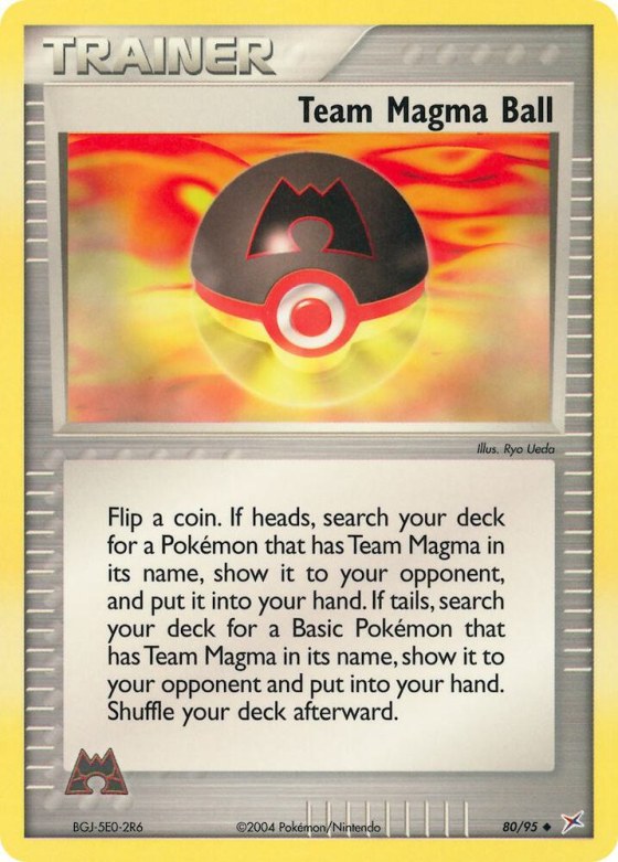 Team Magma Ball - Reverse Holo