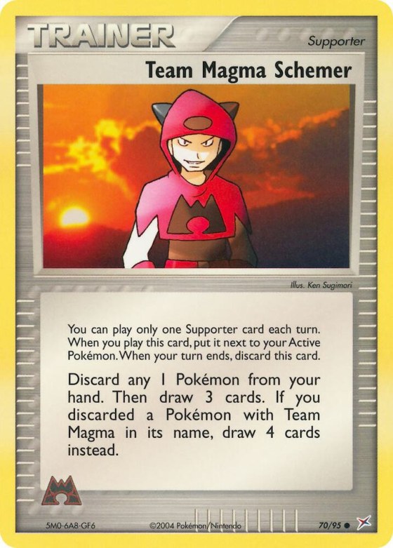 Team Magma Schemer - Reverse Holo