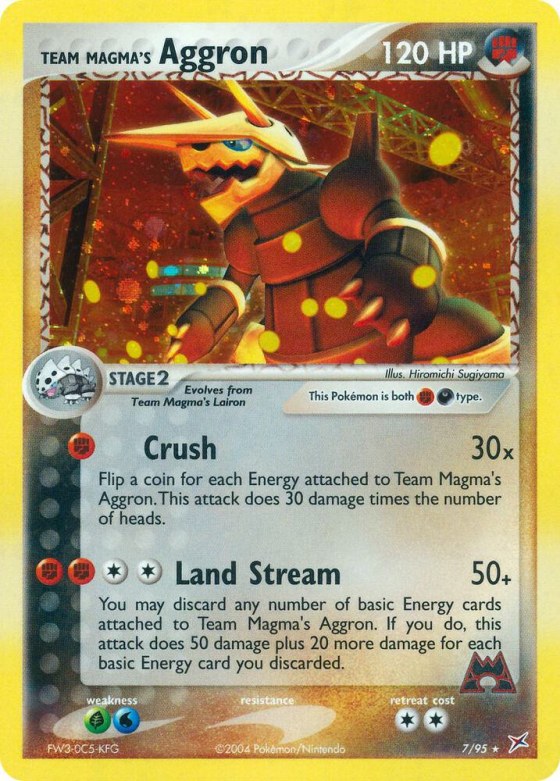Team Magma's Aggron - Reverse Holo