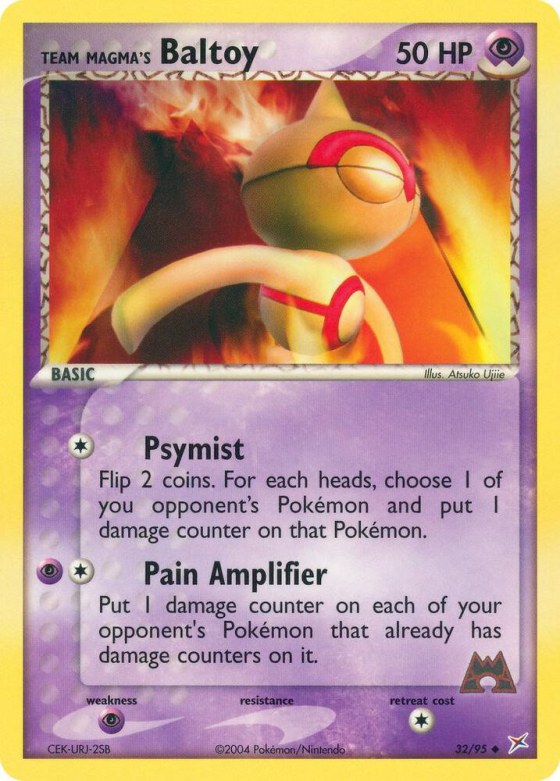 Team Magma's Baltoy - Reverse Holo