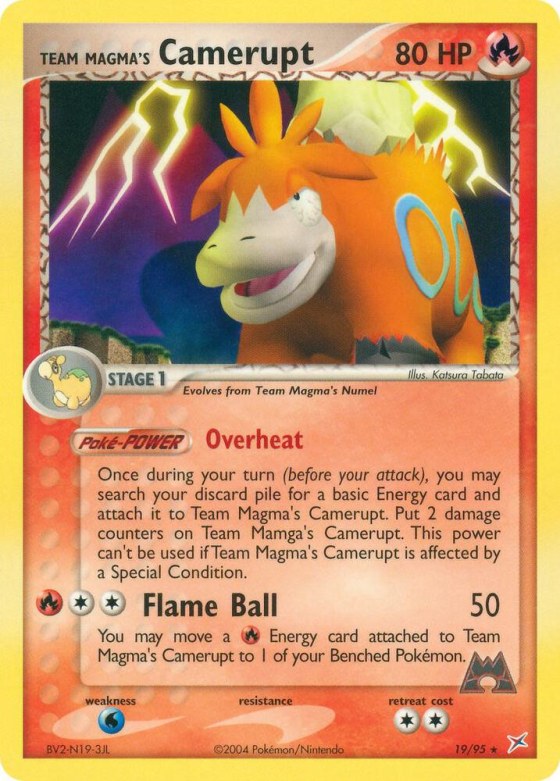 Team Magma's Camerupt - Reverse Holo