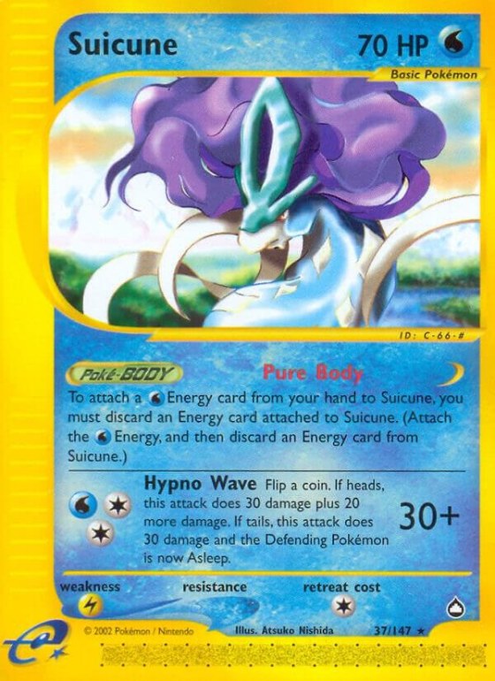 Suicune - Reverse Holo