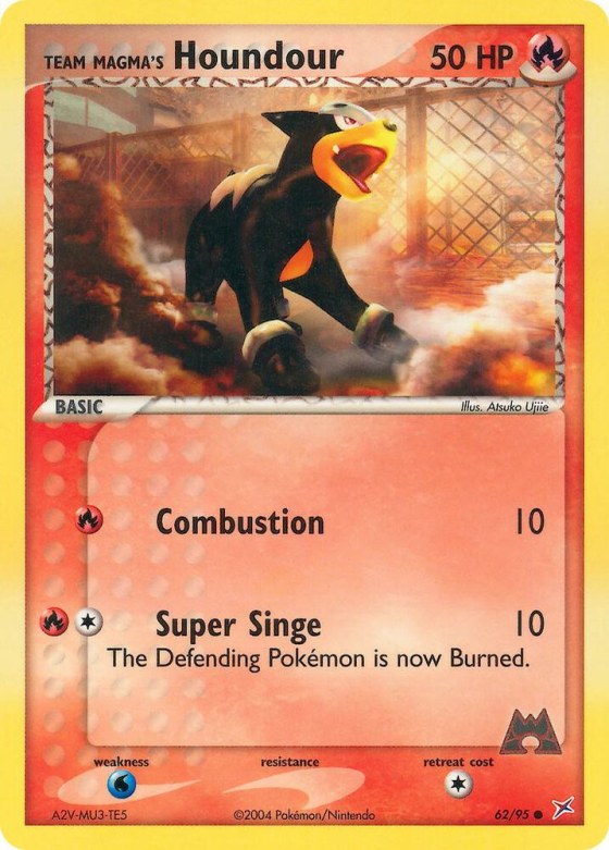 Team Magma's Houndour - Reverse Holo