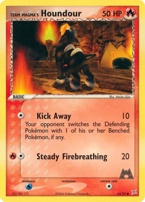 Team Magma's Houndour - Reverse Holo