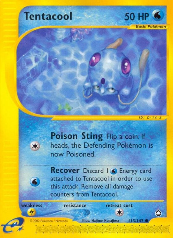 Tentacool - Reverse Holo