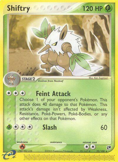 Shiftry - Reverse Holo