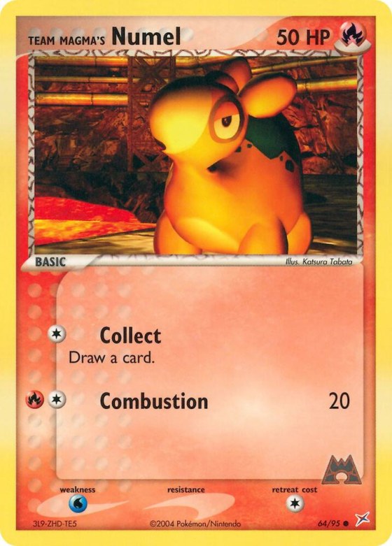 Team Magma's Numel - Reverse Holo