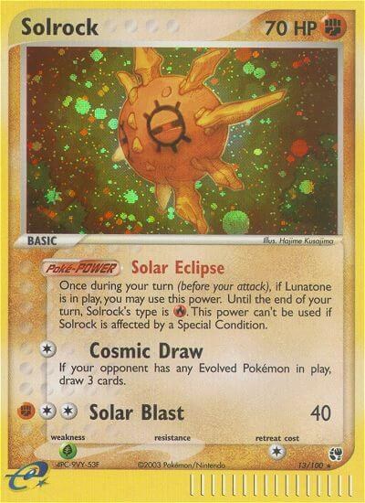 Solrock - Reverse Holo