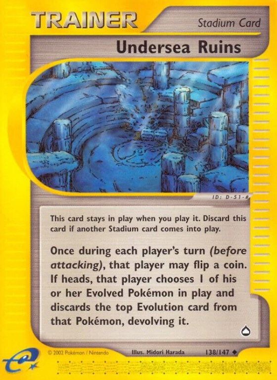 Undersea Ruins - Reverse Holo