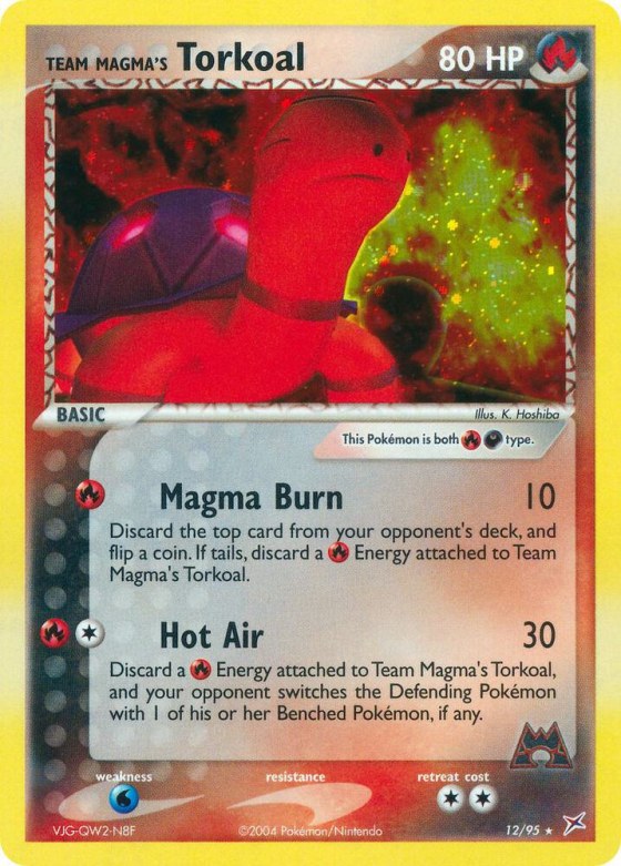 Team Magma's Torkoal - Holo