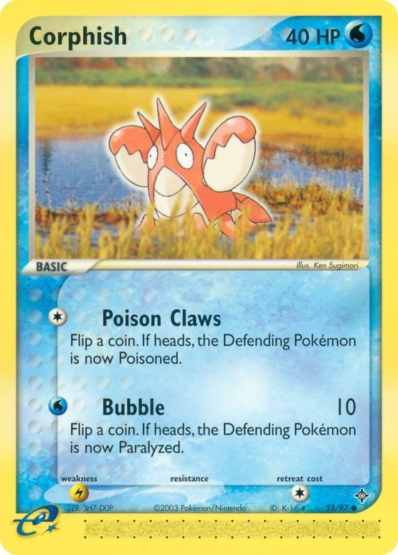 Corphish - Reverse Holo