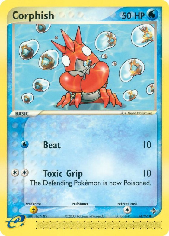 Corphish - Reverse Holo