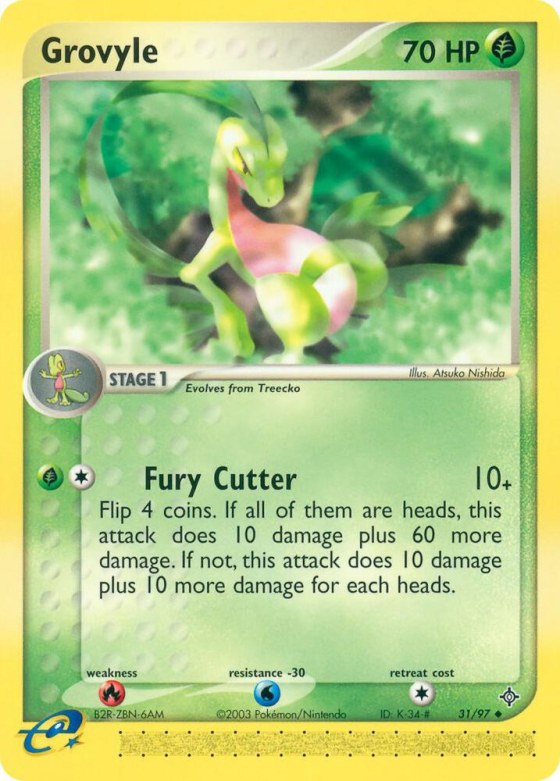Grovyle - Reverse Holo