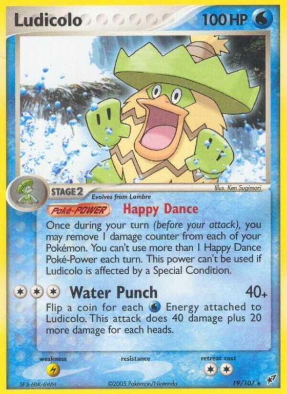 Ludicolo - Reverse Holo