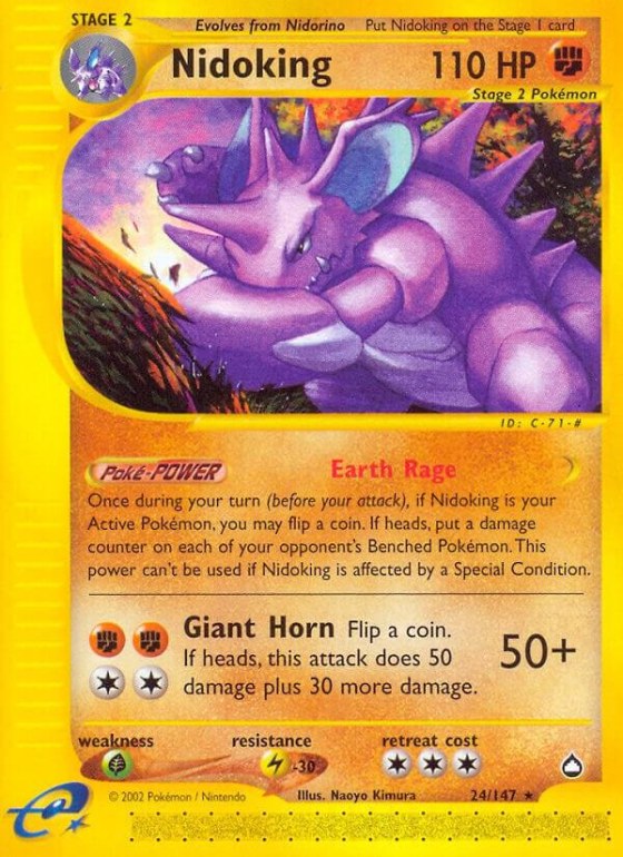 Nidoking (24) - Reverse Holo